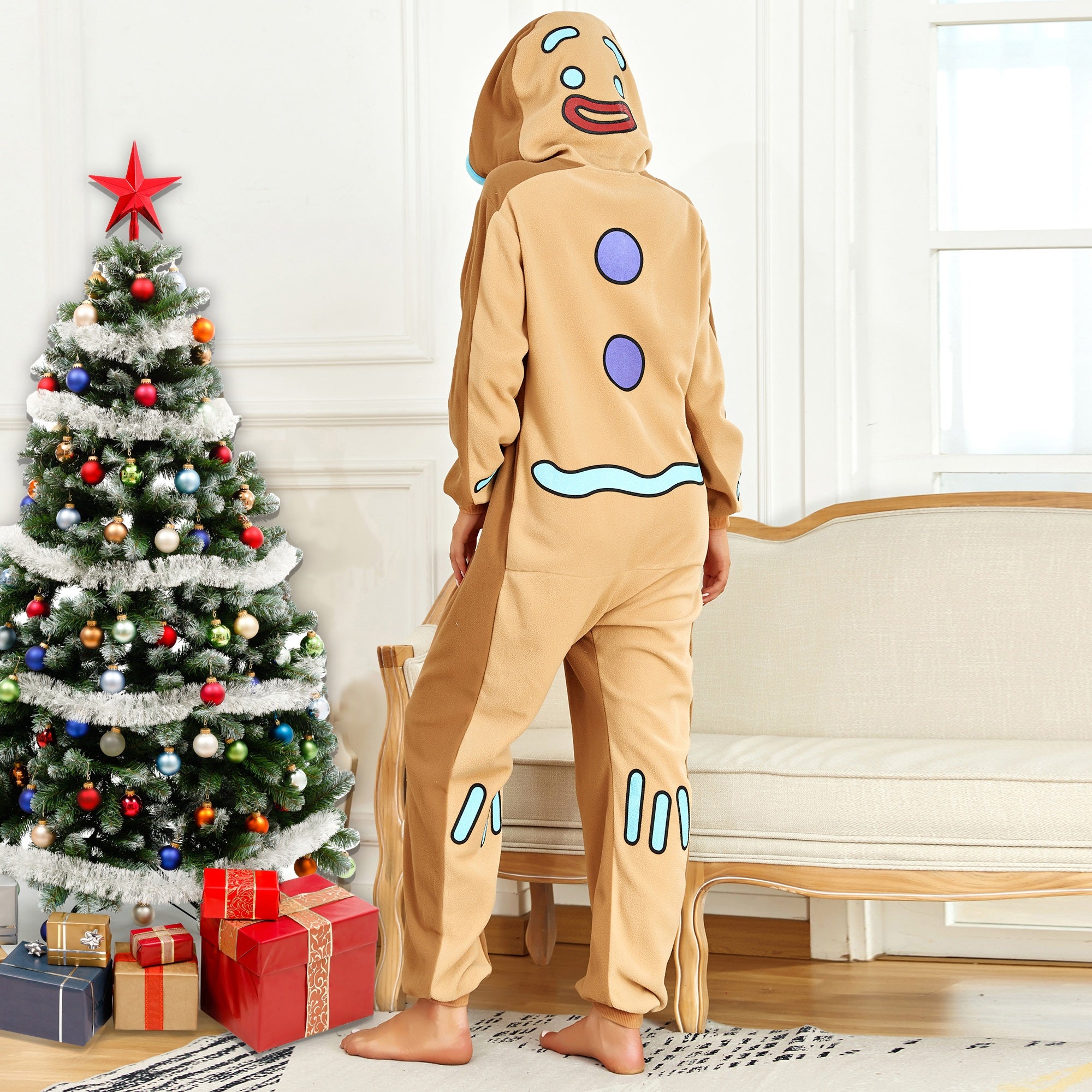 RONGTAI Damen Rt-a001-3 Weihnachts-Einteiler